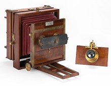 Flammang's Patent Revolving Back Camera - Stereo Version. c.1889 (preview)